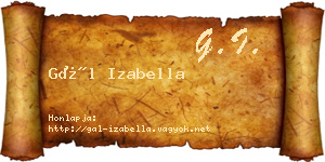 Gál Izabella névjegykártya